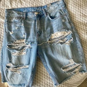 Free People denim shorts